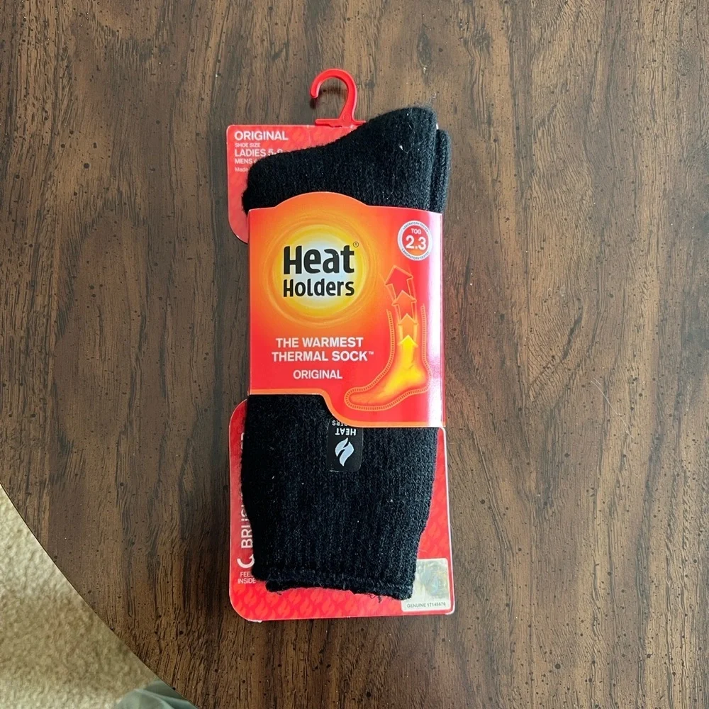 1 Pair Ladies Heated Sox Socks Thick Thermal Socks 2.3 TOG Size 5-9 NEW WITH TAG